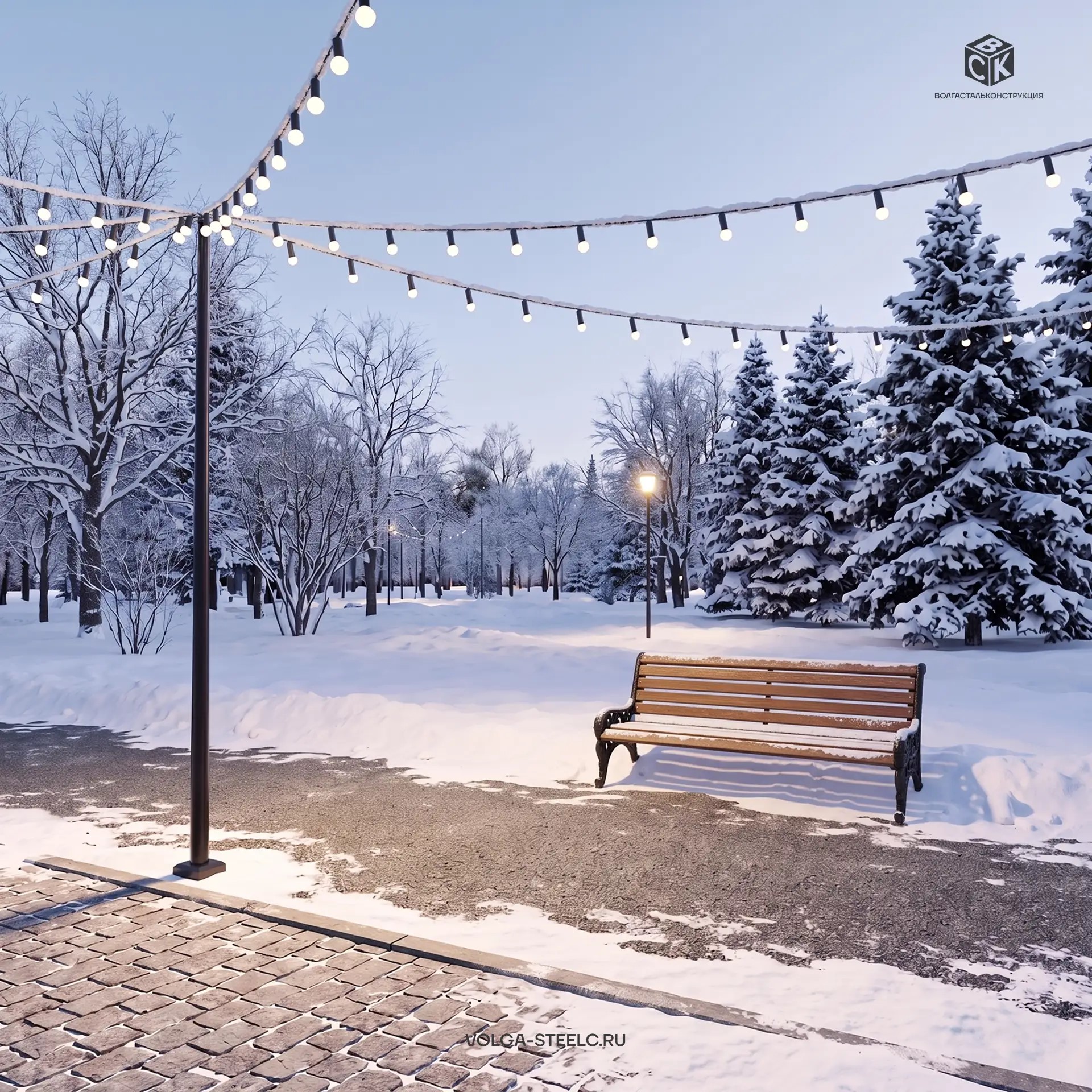 Новая парковая опора B-light